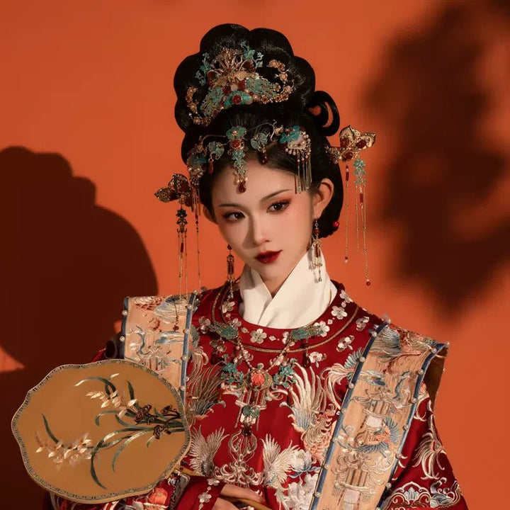 Beauty makes the phoenix fall|Ming Dynasty Style Phoenix Crownhan fu Chinese han fu hanfu male tang dynasty clothes chinese hanfu tang dynasty outfits traditiona hanfu dress chinese hanfu chinese style dress dress fashion cheongsam dress q