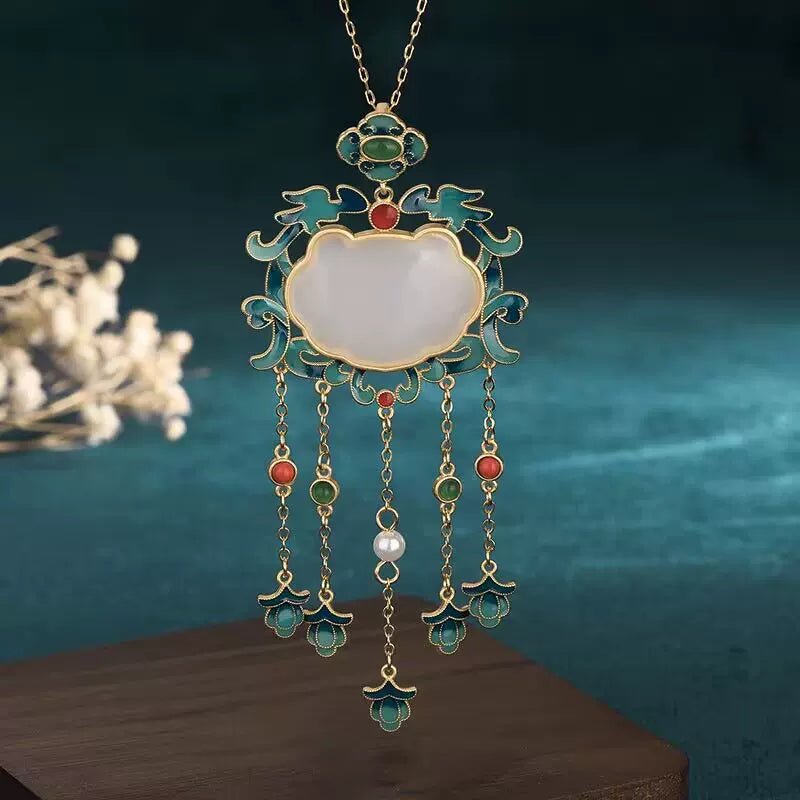 Enamel Necklace Collection|Hanfu Matching Necklacehan fu Chinese han fu hanfu male tang dynasty clothes chinese hanfu tang dynasty outfits traditiona hanfu dress chinese hanfu chinese style dress dress fashion cheongsam dress q