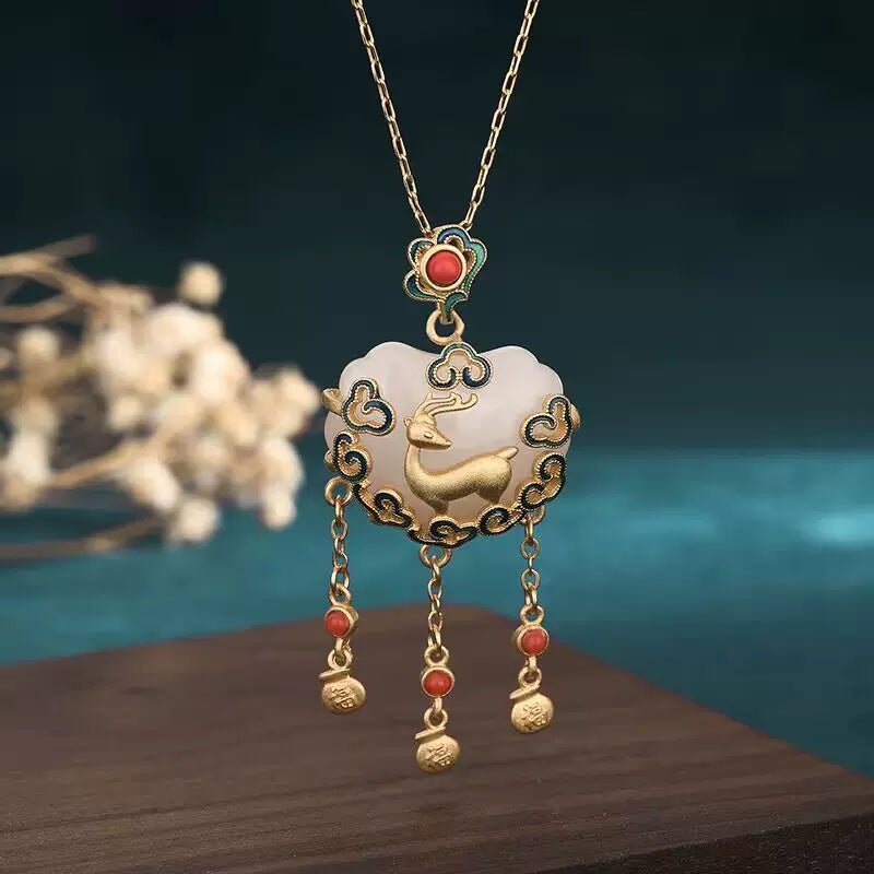 Enamel Necklace Collection|Hanfu Matching Necklacehan fu Chinese han fu hanfu male tang dynasty clothes chinese hanfu tang dynasty outfits traditiona hanfu dress chinese hanfu chinese style dress dress fashion cheongsam dress q