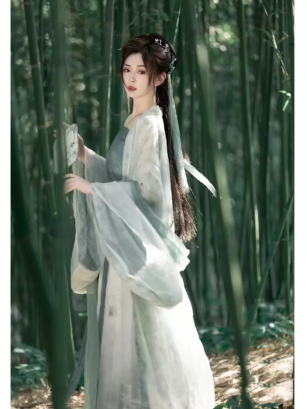 【Hanfu】 Enchanted Forest Whisper | Song Chest - length skirthan fu Chinese han fu hanfu male tang dynasty clothes chinese hanfu tang dynasty outfits traditiona hanfu dress chinese hanfu chinese style dress dress fashion cheongsam dress q