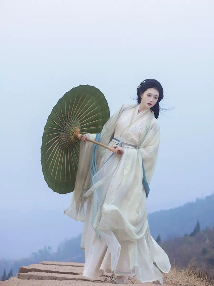 【Hanfu】A glance at the clear pool|Wei&Jin Large - sleeved shirthan fu Chinese han fu hanfu male tang dynasty clothes chinese hanfu tang dynasty outfits traditiona hanfu dress chinese hanfu chinese style dress dress fashion cheongsam dress q