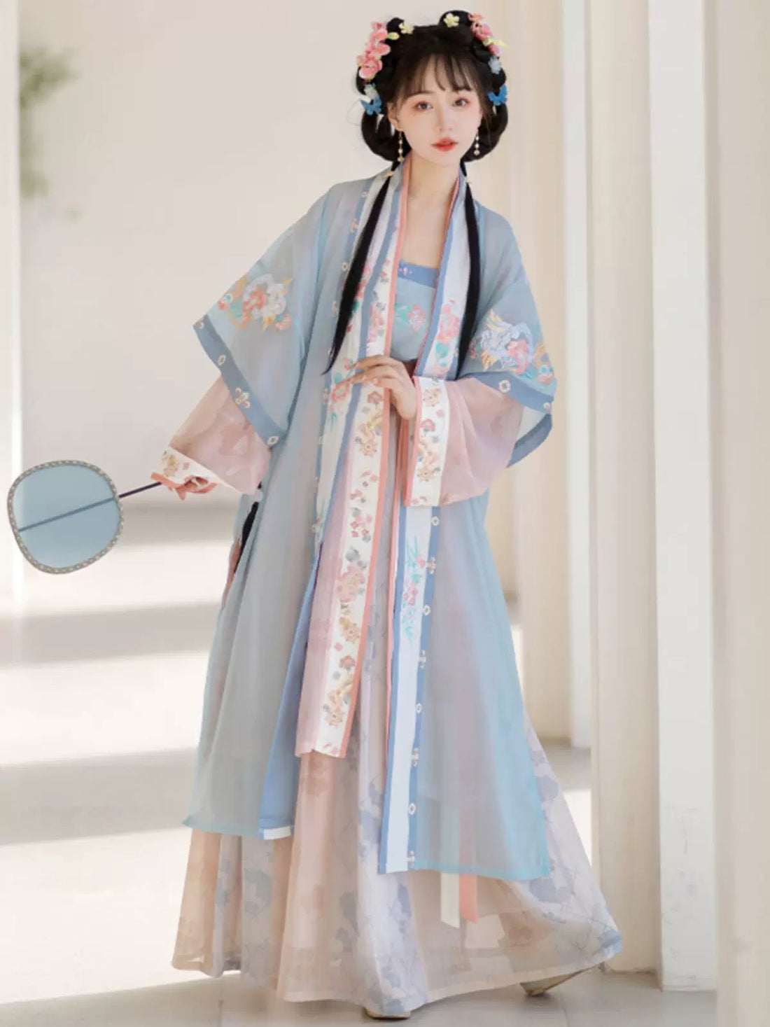 【Hanfu】After the New Rain | Song Chest - length skirthan fu Chinese han fu hanfu male tang dynasty clothes chinese hanfu tang dynasty outfits traditiona hanfu dress chinese hanfu chinese style dress dress fashion cheongsam dress q