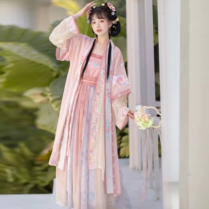 【Hanfu】After the New Rain | Song Chest - length skirthan fu Chinese han fu hanfu male tang dynasty clothes chinese hanfu tang dynasty outfits traditiona hanfu dress chinese hanfu chinese style dress dress fashion cheongsam dress q