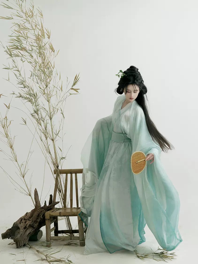 【Hanfu】Aqua Serenity | Wei & Jin Style Hanfuhan fu Chinese han fu hanfu male tang dynasty clothes chinese hanfu tang dynasty outfits traditiona hanfu dress chinese hanfu chinese style dress dress fashion cheongsam dress q