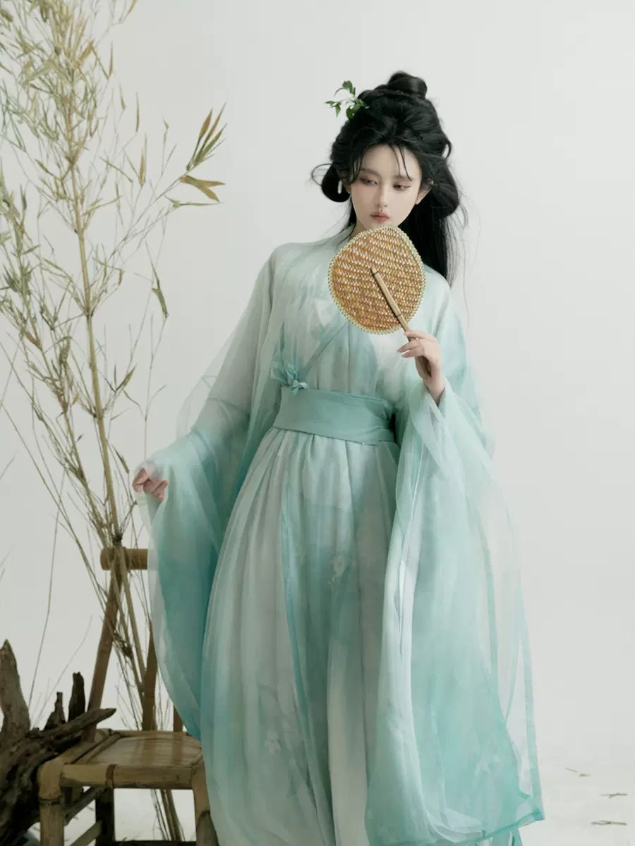 【Hanfu】Aqua Serenity | Wei & Jin Style Hanfuhan fu Chinese han fu hanfu male tang dynasty clothes chinese hanfu tang dynasty outfits traditiona hanfu dress chinese hanfu chinese style dress dress fashion cheongsam dress q