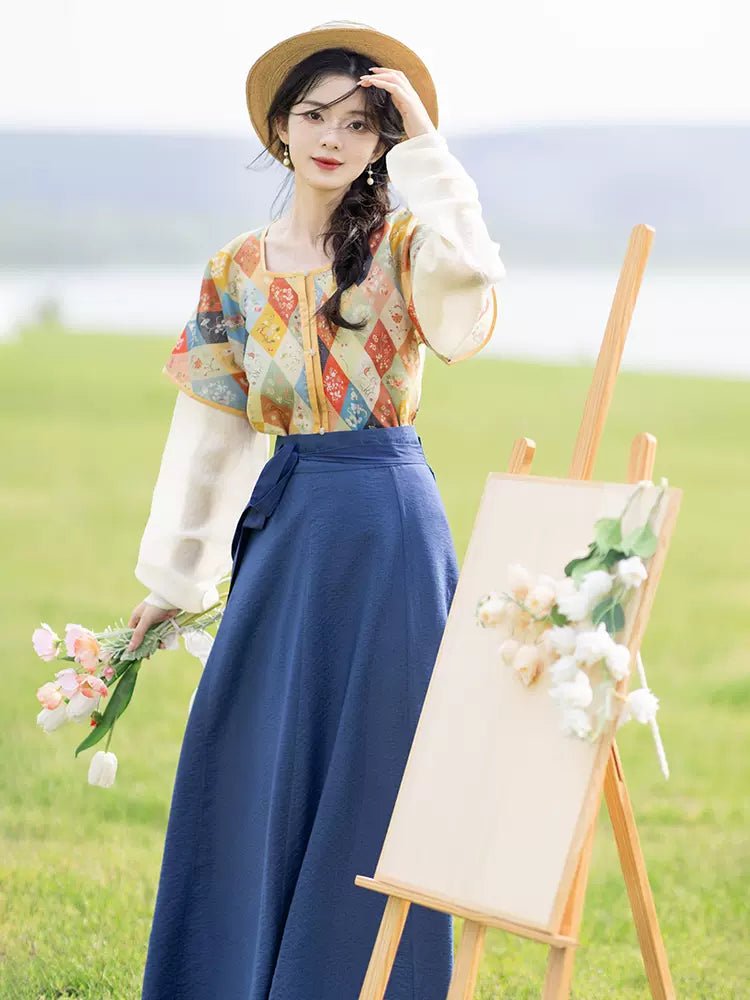 【Hanfu】Artistic Spring Breeze | Modern Style Hanfuhan fu Chinese han fu hanfu male tang dynasty clothes chinese hanfu tang dynasty outfits traditiona hanfu dress chinese hanfu chinese style dress dress fashion cheongsam dress q