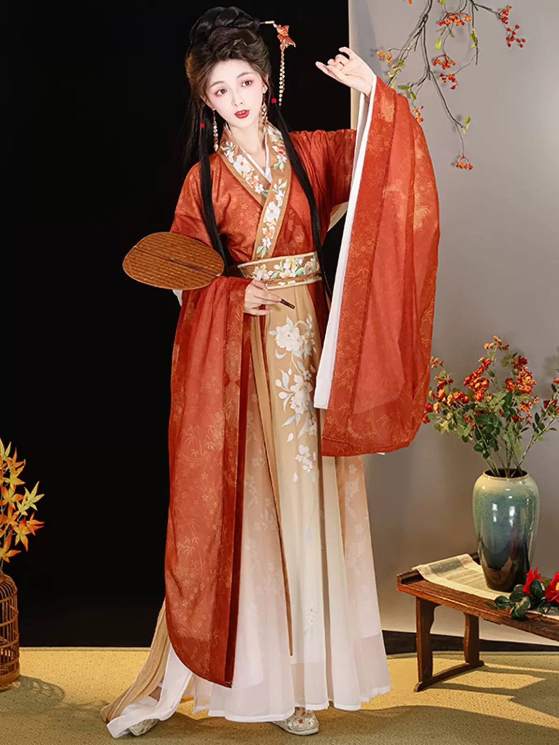 【Hanfu】Autumn Ember | Wei & Jin Style Hanfuhan fu Chinese han fu hanfu male tang dynasty clothes chinese hanfu tang dynasty outfits traditiona hanfu dress chinese hanfu chinese style dress dress fashion cheongsam dress q