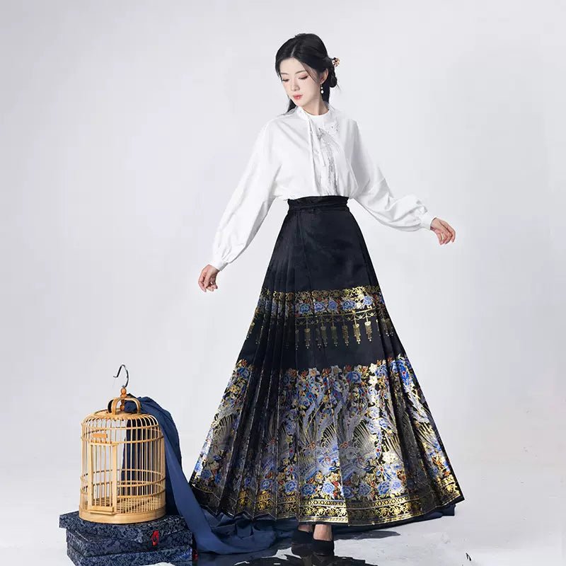 【Hanfu】Autumn Night Splendor Dream | Mamian skirthan fu Chinese han fu hanfu male tang dynasty clothes chinese hanfu tang dynasty outfits traditiona hanfu dress chinese hanfu chinese style dress dress fashion cheongsam dress q