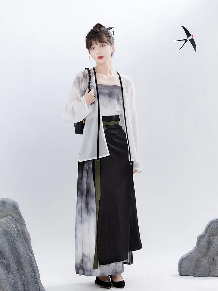 【Hanfu】Autumn Waters Merge with the Sky | Modern Style Hanfuhan fu Chinese han fu hanfu male tang dynasty clothes chinese hanfu tang dynasty outfits traditiona hanfu dress chinese hanfu chinese style dress dress fashion cheongsam dress q