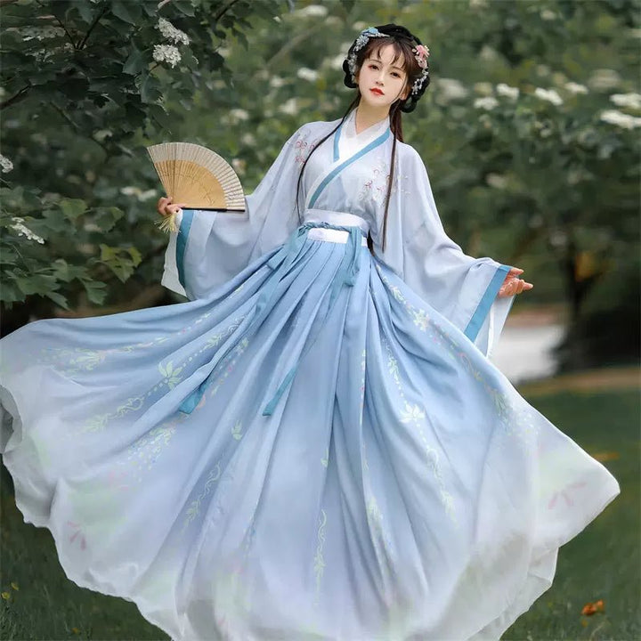 【Hanfu】Azure Blossom | Wei & Jin Style Hanfuhan fu Chinese han fu hanfu male tang dynasty clothes chinese hanfu tang dynasty outfits traditiona hanfu dress chinese hanfu chinese style dress dress fashion cheongsam dress q