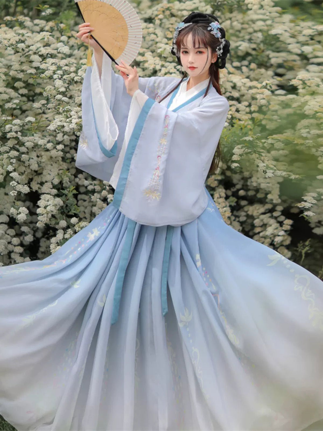 【Hanfu】Azure Blossom | Wei & Jin Style Hanfuhan fu Chinese han fu hanfu male tang dynasty clothes chinese hanfu tang dynasty outfits traditiona hanfu dress chinese hanfu chinese style dress dress fashion cheongsam dress q