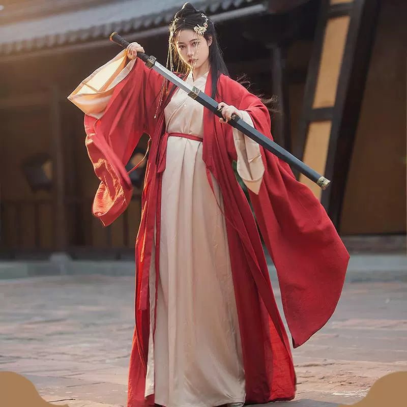 【Hanfu】Beauty confidant|Chunqiu Cross - neck ancient costumehan fu Chinese han fu hanfu male tang dynasty clothes chinese hanfu tang dynasty outfits traditiona hanfu dress chinese hanfu chinese style dress dress fashion cheongsam dress q