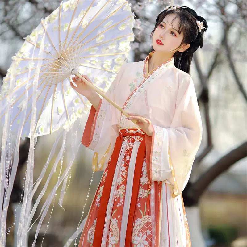 【Hanfu】Blossom Radiance | Wei & Jin Style Hanfuhan fu Chinese han fu hanfu male tang dynasty clothes chinese hanfu tang dynasty outfits traditiona hanfu dress chinese hanfu chinese style dress dress fashion cheongsam dress q