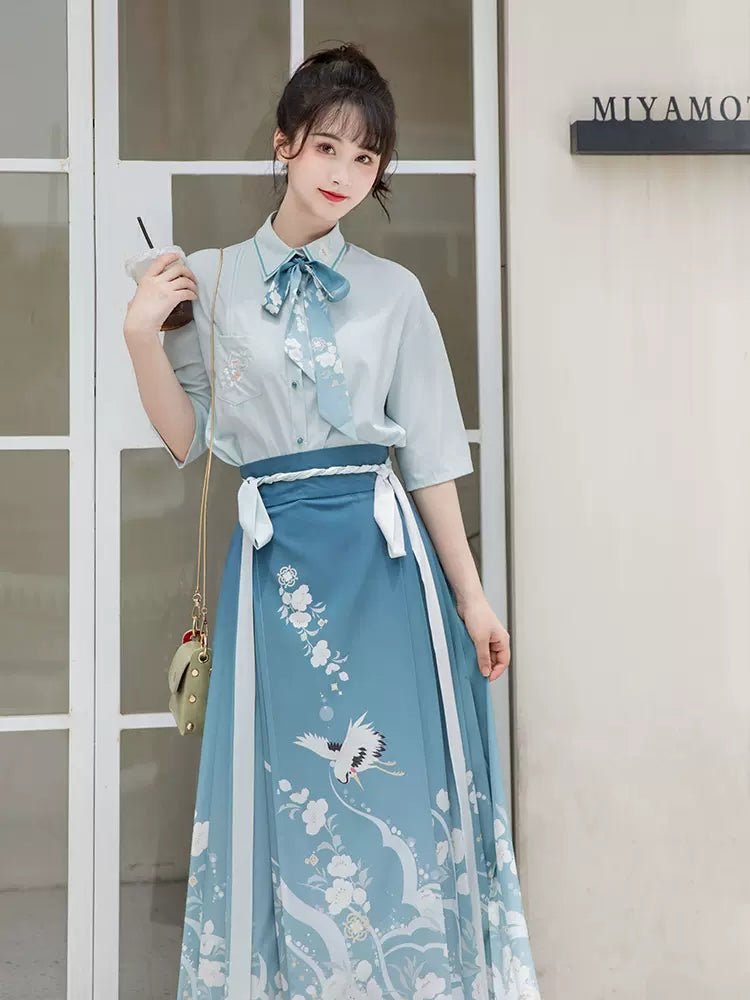 【Hanfu】Clear Waves of Jade Water | Modern Style Hanfuhan fu Chinese han fu hanfu male tang dynasty clothes chinese hanfu tang dynasty outfits traditiona hanfu dress chinese hanfu chinese style dress dress fashion cheongsam dress q