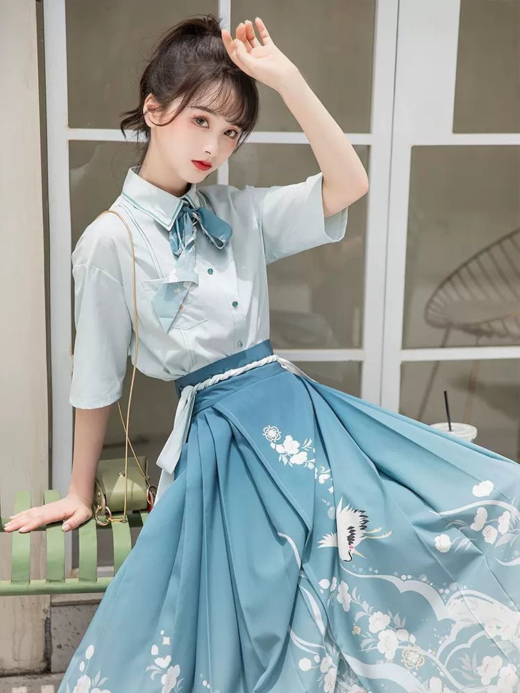 【Hanfu】Clear Waves of Jade Water | Modern Style Hanfuhan fu Chinese han fu hanfu male tang dynasty clothes chinese hanfu tang dynasty outfits traditiona hanfu dress chinese hanfu chinese style dress dress fashion cheongsam dress q