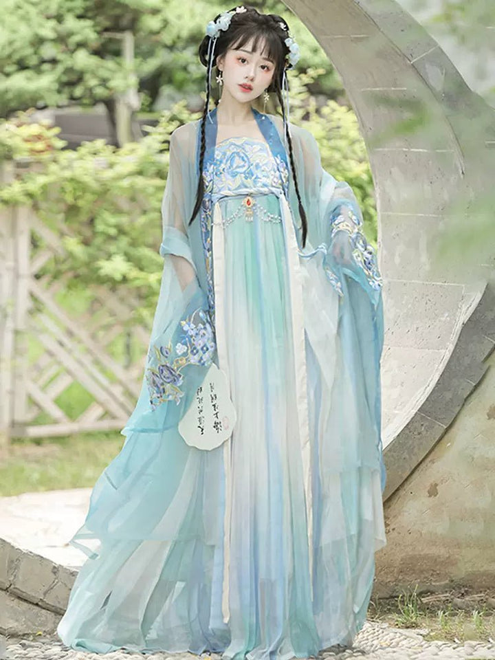 【Hanfu】Concubine's Smile| Tang Chest - Length skirthan fu Chinese han fu hanfu male tang dynasty clothes chinese hanfu tang dynasty outfits traditiona hanfu dress chinese hanfu chinese style dress dress fashion cheongsam dress q