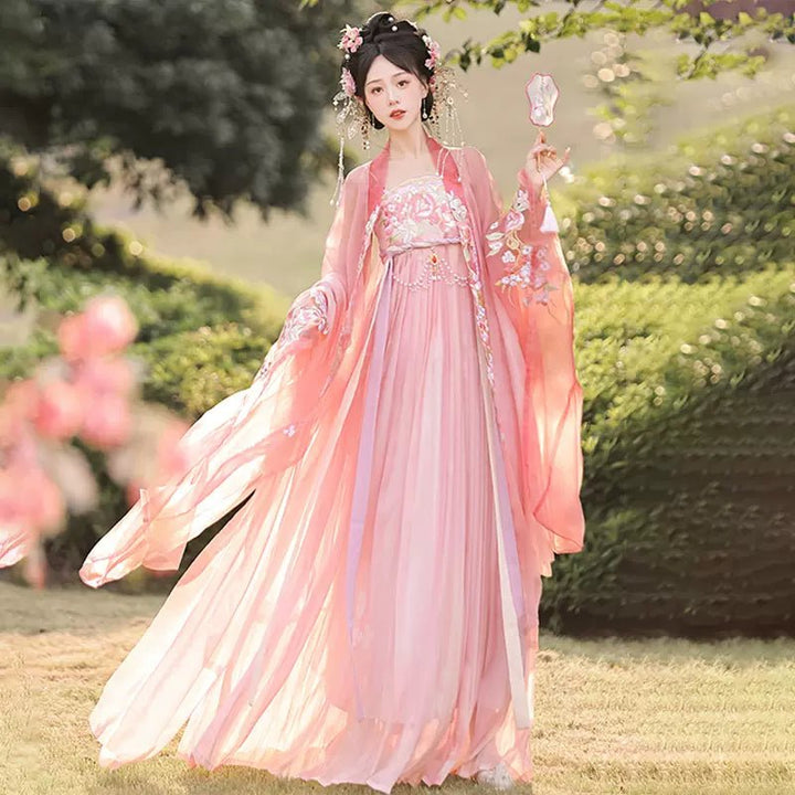 【Hanfu】Concubine's Smile| Tang Chest - Length skirthan fu Chinese han fu hanfu male tang dynasty clothes chinese hanfu tang dynasty outfits traditiona hanfu dress chinese hanfu chinese style dress dress fashion cheongsam dress q