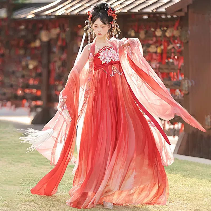 【Hanfu】Concubine's Smile| Tang Chest - Length skirthan fu Chinese han fu hanfu male tang dynasty clothes chinese hanfu tang dynasty outfits traditiona hanfu dress chinese hanfu chinese style dress dress fashion cheongsam dress q