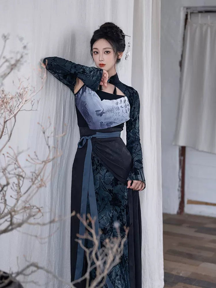 【Hanfu】Danqing|丹青han fu Chinese han fu hanfu male tang dynasty clothes chinese hanfu tang dynasty outfits traditiona hanfu dress chinese hanfu chinese style dress dress fashion cheongsam dress q