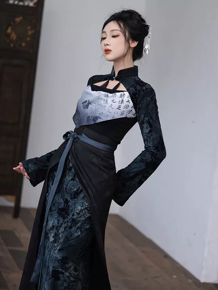 【Hanfu】Danqing|丹青han fu Chinese han fu hanfu male tang dynasty clothes chinese hanfu tang dynasty outfits traditiona hanfu dress chinese hanfu chinese style dress dress fashion cheongsam dress q