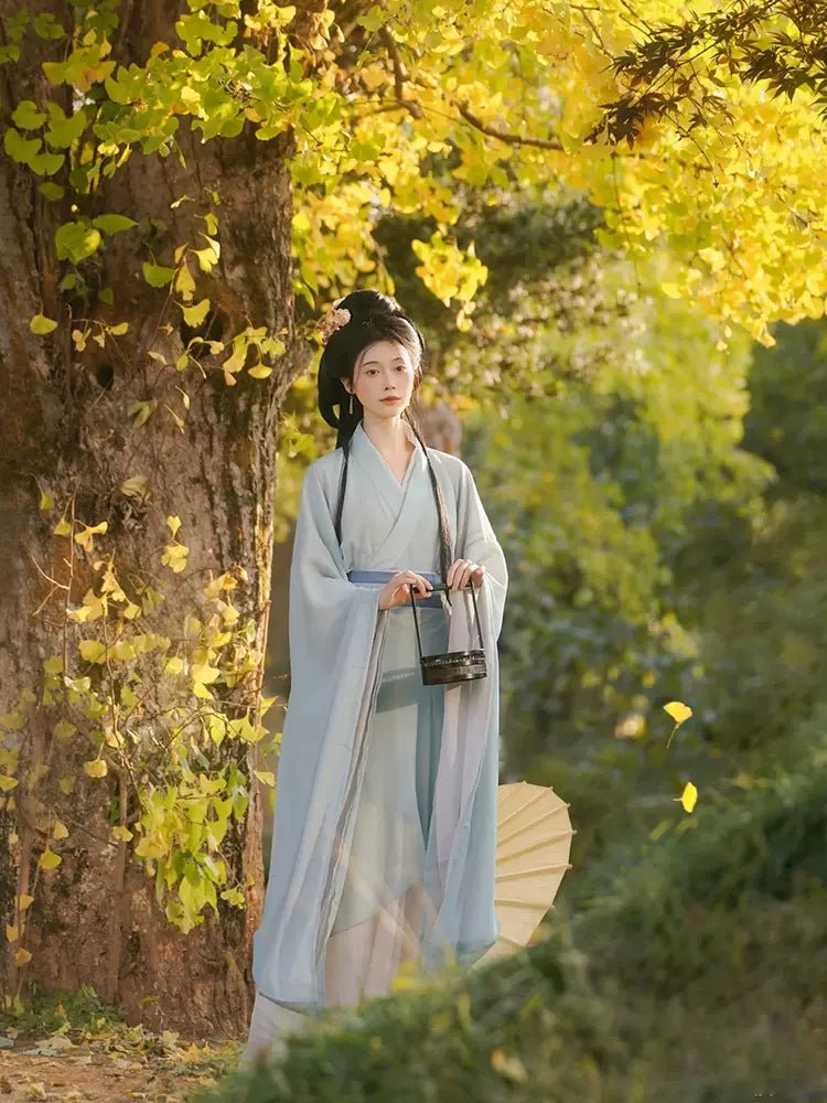 【Hanfu】Dream in the Cloud|Jin Skirt and large - sleeved shirthan fu Chinese han fu hanfu male tang dynasty clothes chinese hanfu tang dynasty outfits traditiona hanfu dress chinese hanfu chinese style dress dress fashion cheongsam dress q