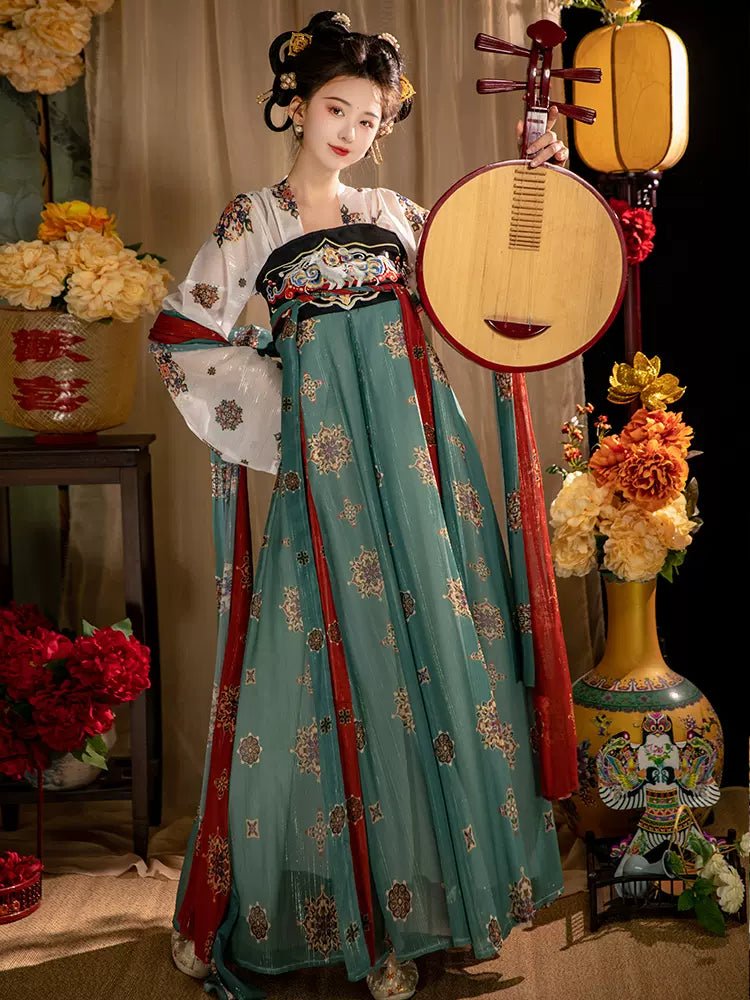 【Hanfu】Dream of Chang'an|Tang Chest - Length skirthan fu Chinese han fu hanfu male tang dynasty clothes chinese hanfu tang dynasty outfits traditiona hanfu dress chinese hanfu chinese style dress dress fashion cheongsam dress q