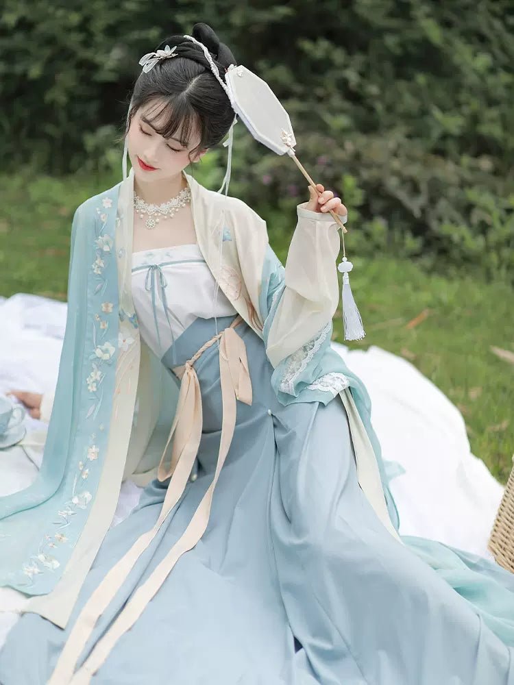 【Hanfu】Dreamy Lake Mist Green | Song Style Hanfuhan fu Chinese han fu hanfu male tang dynasty clothes chinese hanfu tang dynasty outfits traditiona hanfu dress chinese hanfu chinese style dress dress fashion cheongsam dress q