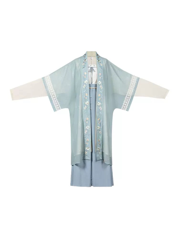 【Hanfu】Dreamy Lake Mist Green | Song Style Hanfuhan fu Chinese han fu hanfu male tang dynasty clothes chinese hanfu tang dynasty outfits traditiona hanfu dress chinese hanfu chinese style dress dress fashion cheongsam dress q