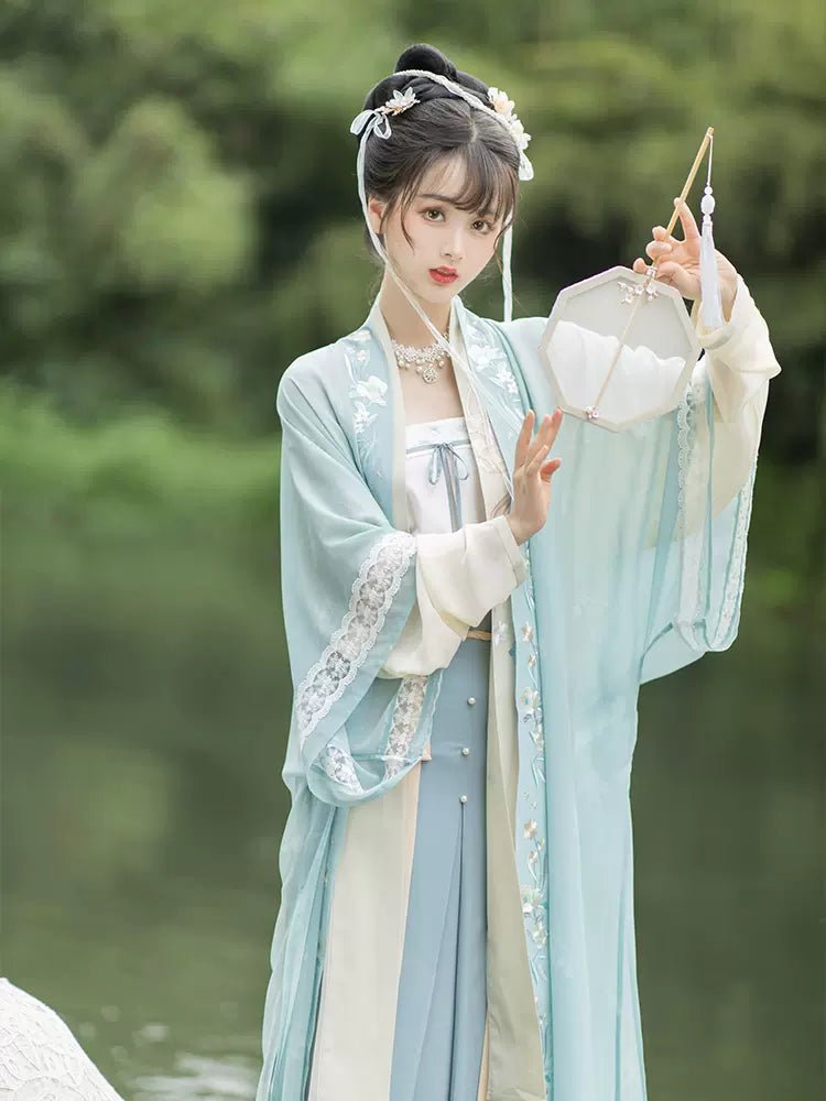 【Hanfu】Dreamy Lake Mist Green | Song Style Hanfuhan fu Chinese han fu hanfu male tang dynasty clothes chinese hanfu tang dynasty outfits traditiona hanfu dress chinese hanfu chinese style dress dress fashion cheongsam dress q