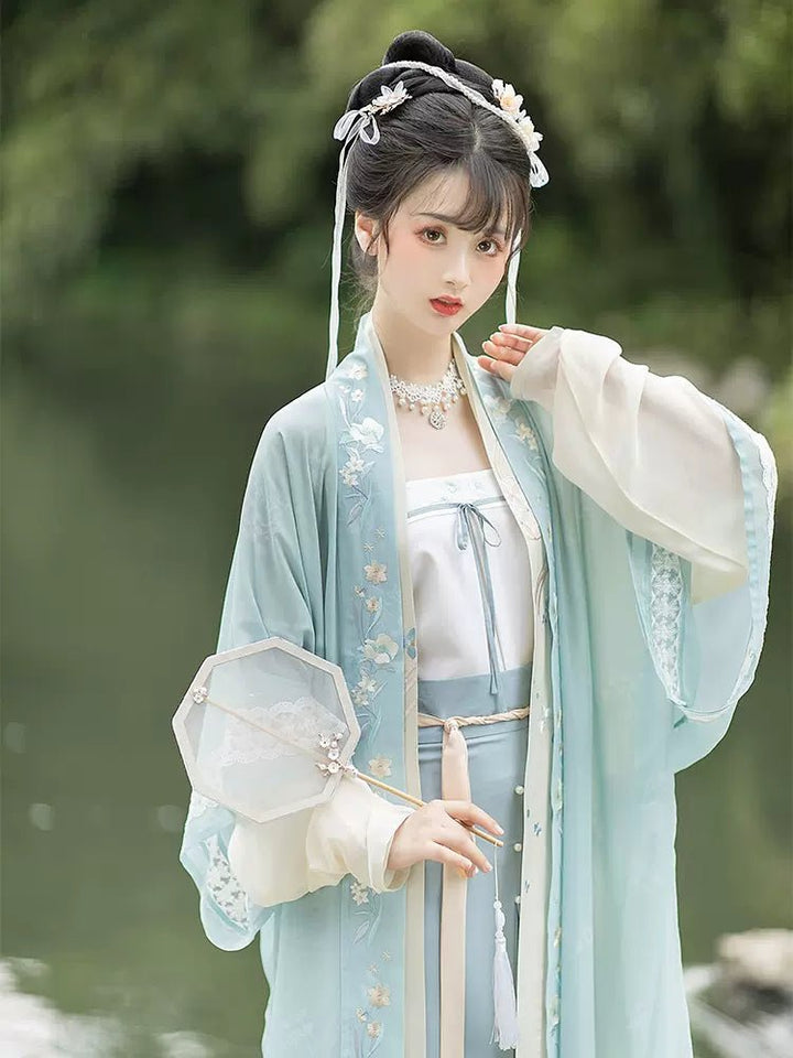 【Hanfu】Dreamy Lake Mist Green | Song Style Hanfuhan fu Chinese han fu hanfu male tang dynasty clothes chinese hanfu tang dynasty outfits traditiona hanfu dress chinese hanfu chinese style dress dress fashion cheongsam dress q