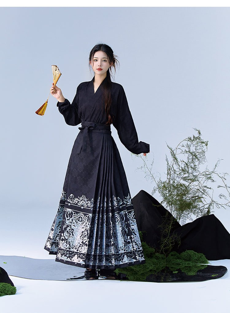 【Hanfu】Dunhuang Fairy Deer|Ming Horse - faced skirthan fu Chinese han fu hanfu male tang dynasty clothes chinese hanfu tang dynasty outfits traditiona hanfu dress chinese hanfu chinese style dress dress fashion cheongsam dress q