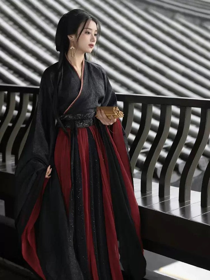 【Hanfu】Ebon Elegance | Wei & Jin Style Hanfuhan fu Chinese han fu hanfu male tang dynasty clothes chinese hanfu tang dynasty outfits traditiona hanfu dress chinese hanfu chinese style dress dress fashion cheongsam dress q