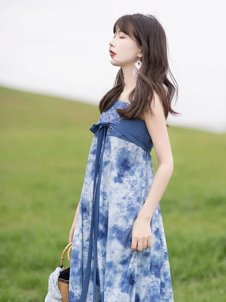 【Hanfu】Elegance of Blue Skies and White Clouds | Modern Style Hanfuhan fu Chinese han fu hanfu male tang dynasty clothes chinese hanfu tang dynasty outfits traditiona hanfu dress chinese hanfu chinese style dress dress fashion cheongsam dress q