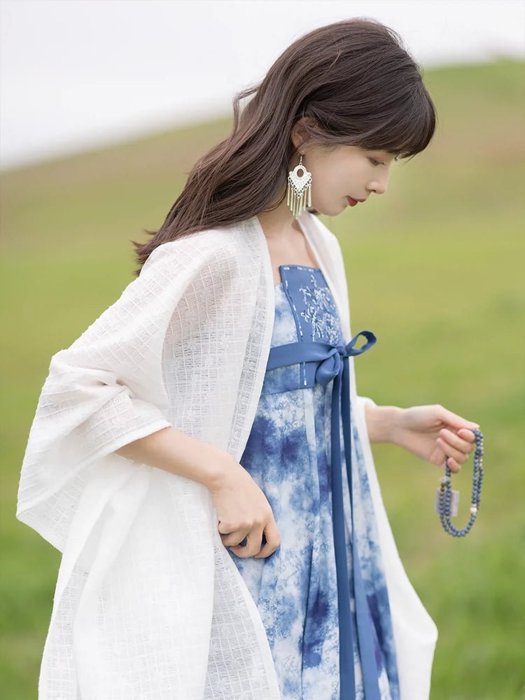 【Hanfu】Elegance of Blue Skies and White Clouds | Modern Style Hanfuhan fu Chinese han fu hanfu male tang dynasty clothes chinese hanfu tang dynasty outfits traditiona hanfu dress chinese hanfu chinese style dress dress fashion cheongsam dress q