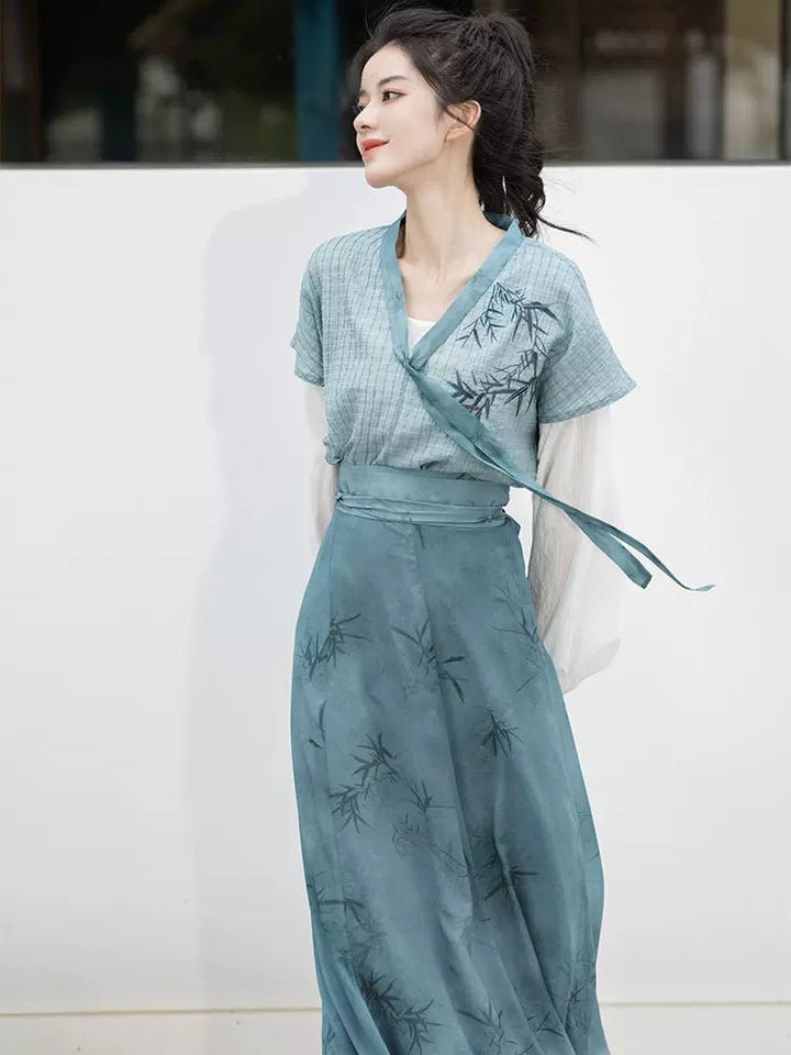 【Hanfu】Elegant Bamboo Charm | Tang & Modern Style Hanfuhan fu Chinese han fu hanfu male tang dynasty clothes chinese hanfu tang dynasty outfits traditiona hanfu dress chinese hanfu chinese style dress dress fashion cheongsam dress q