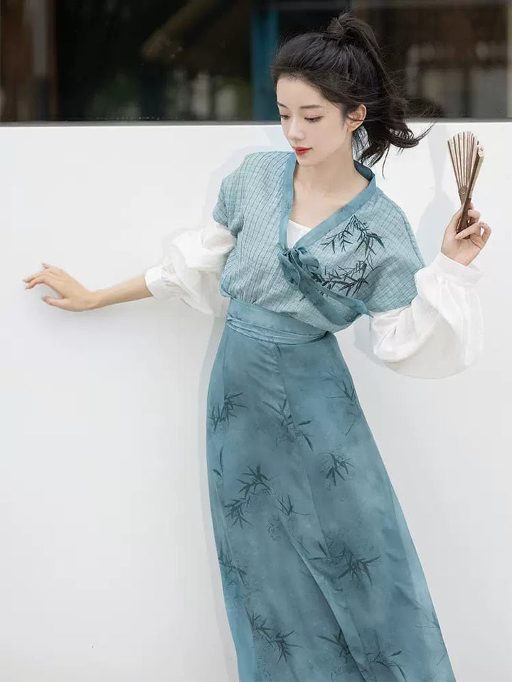 【Hanfu】Elegant Bamboo Charm | Tang & Modern Style Hanfuhan fu Chinese han fu hanfu male tang dynasty clothes chinese hanfu tang dynasty outfits traditiona hanfu dress chinese hanfu chinese style dress dress fashion cheongsam dress q