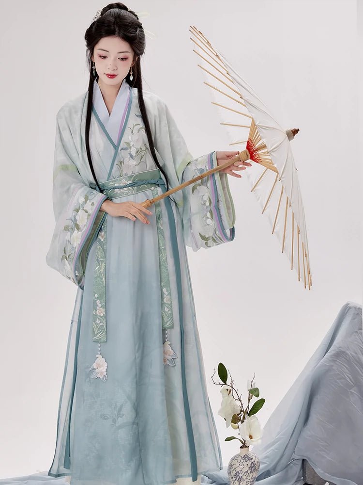 【Hanfu】Elegant Dream of Flowing Azure Clouds | Jin Style Hanfuhan fu Chinese han fu hanfu male tang dynasty clothes chinese hanfu tang dynasty outfits traditiona hanfu dress chinese hanfu chinese style dress dress fashion cheongsam dress q