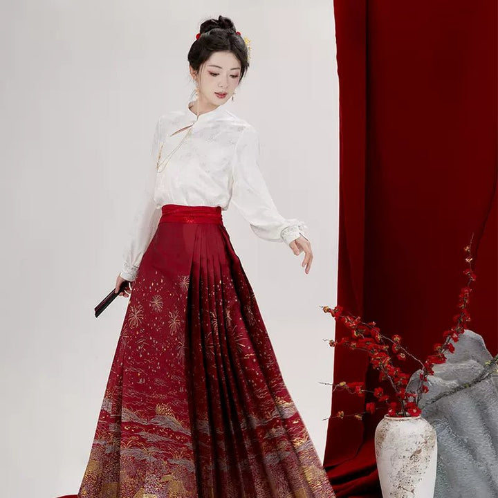 【Hanfu】Elegant Garments of Rich Youth | Mamian skirthan fu Chinese han fu hanfu male tang dynasty clothes chinese hanfu tang dynasty outfits traditiona hanfu dress chinese hanfu chinese style dress dress fashion cheongsam dress q