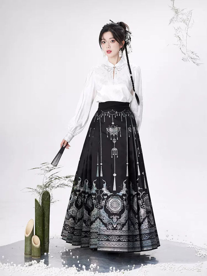 【Hanfu】Elegant Poetic Charm | Mamian skirthan fu Chinese han fu hanfu male tang dynasty clothes chinese hanfu tang dynasty outfits traditiona hanfu dress chinese hanfu chinese style dress dress fashion cheongsam dress q