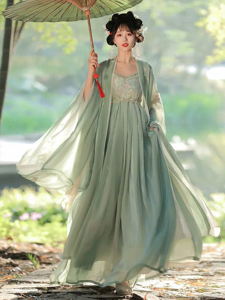 【Hanfu】Ethereal Green Dream | Wei & Jin Style Hanfuhan fu Chinese han fu hanfu male tang dynasty clothes chinese hanfu tang dynasty outfits traditiona hanfu dress chinese hanfu chinese style dress dress fashion cheongsam dress q