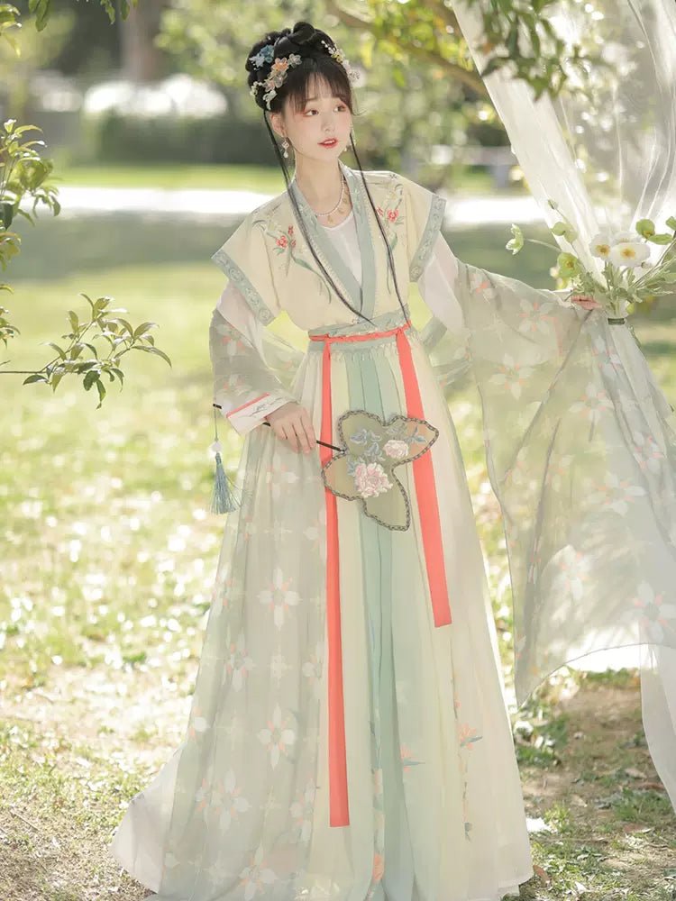 【Hanfu】Floral Harmony | Wei & Jin Style Hanfuhan fu Chinese han fu hanfu male tang dynasty clothes chinese hanfu tang dynasty outfits traditiona hanfu dress chinese hanfu chinese style dress dress fashion cheongsam dress q