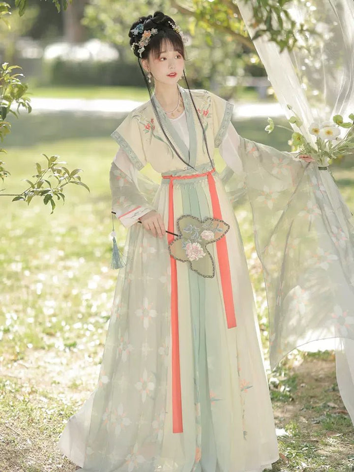 【Hanfu】Floral Harmony | Wei & Jin Style Hanfuhan fu Chinese han fu hanfu male tang dynasty clothes chinese hanfu tang dynasty outfits traditiona hanfu dress chinese hanfu chinese style dress dress fashion cheongsam dress q