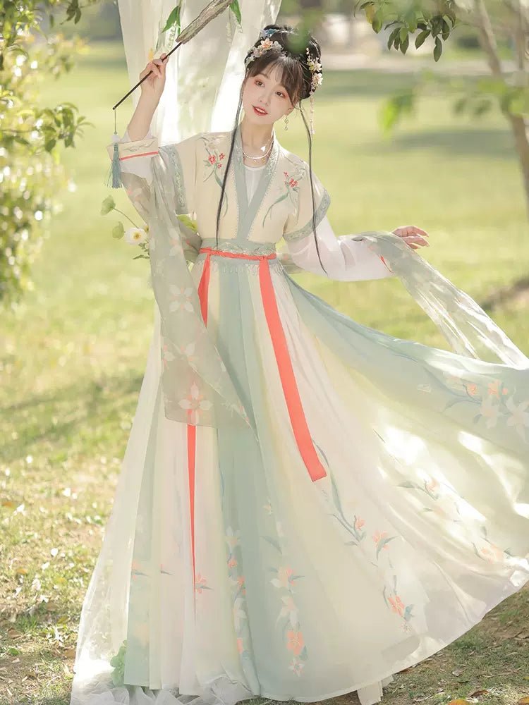 【Hanfu】Floral Harmony | Wei & Jin Style Hanfuhan fu Chinese han fu hanfu male tang dynasty clothes chinese hanfu tang dynasty outfits traditiona hanfu dress chinese hanfu chinese style dress dress fashion cheongsam dress q