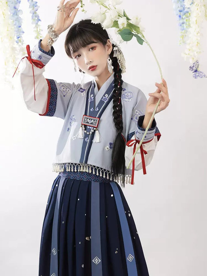 【Hanfu】Flower and Moon, Romantic Elegance | Song Style Hanfuhan fu Chinese han fu hanfu male tang dynasty clothes chinese hanfu tang dynasty outfits traditiona hanfu dress chinese hanfu chinese style dress dress fashion cheongsam dress q