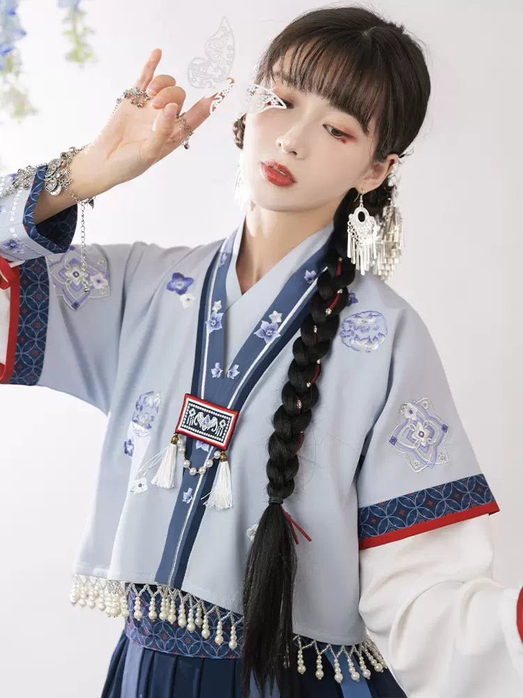 【Hanfu】Flower and Moon, Romantic Elegance | Song Style Hanfuhan fu Chinese han fu hanfu male tang dynasty clothes chinese hanfu tang dynasty outfits traditiona hanfu dress chinese hanfu chinese style dress dress fashion cheongsam dress q