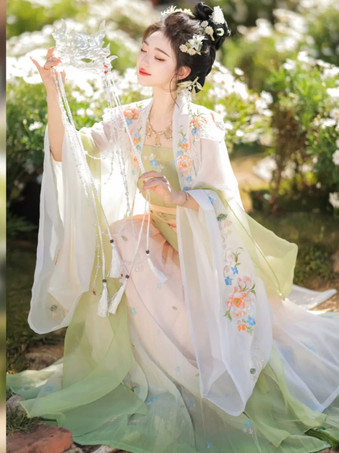 【Hanfu】Flower Jade Dew | Song Chest - length skirthan fu Chinese han fu hanfu male tang dynasty clothes chinese hanfu tang dynasty outfits traditiona hanfu dress chinese hanfu chinese style dress dress fashion cheongsam dress q