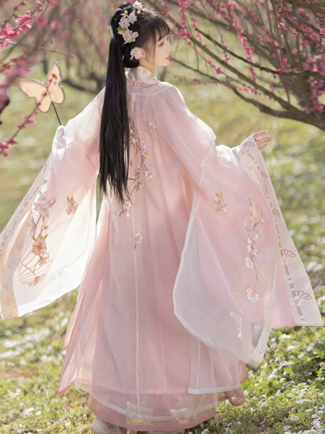 【Hanfu】Flowers in spring|Song waist - length skirthan fu Chinese han fu hanfu male tang dynasty clothes chinese hanfu tang dynasty outfits traditiona hanfu dress chinese hanfu chinese style dress dress fashion cheongsam dress q