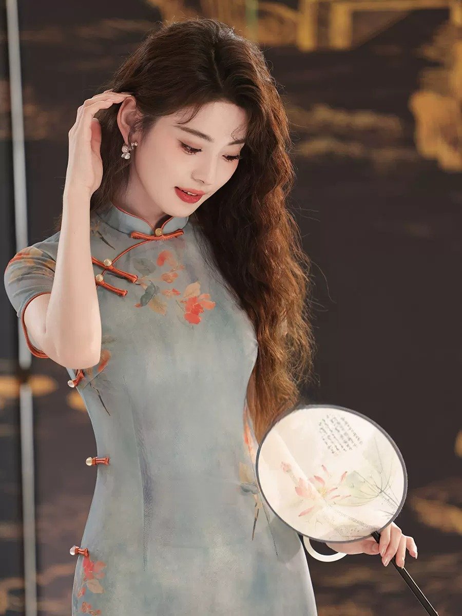 【Hanfu】Gentle Blossoms of Spring | Cheongsam/Qipaohan fu Chinese han fu hanfu male tang dynasty clothes chinese hanfu tang dynasty outfits traditiona hanfu dress chinese hanfu chinese style dress dress fashion cheongsam dress q