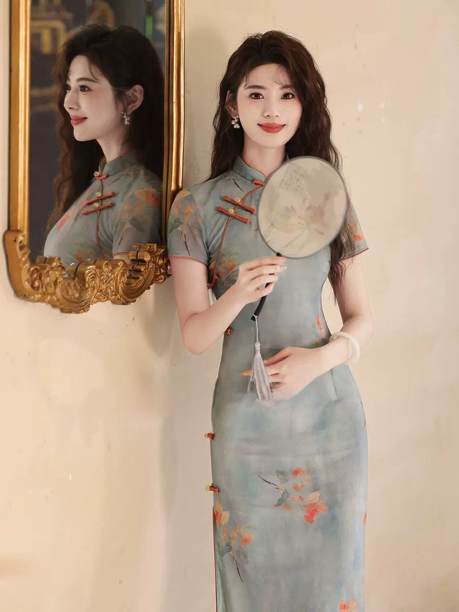 【Hanfu】Gentle Blossoms of Spring | Cheongsam/Qipaohan fu Chinese han fu hanfu male tang dynasty clothes chinese hanfu tang dynasty outfits traditiona hanfu dress chinese hanfu chinese style dress dress fashion cheongsam dress q