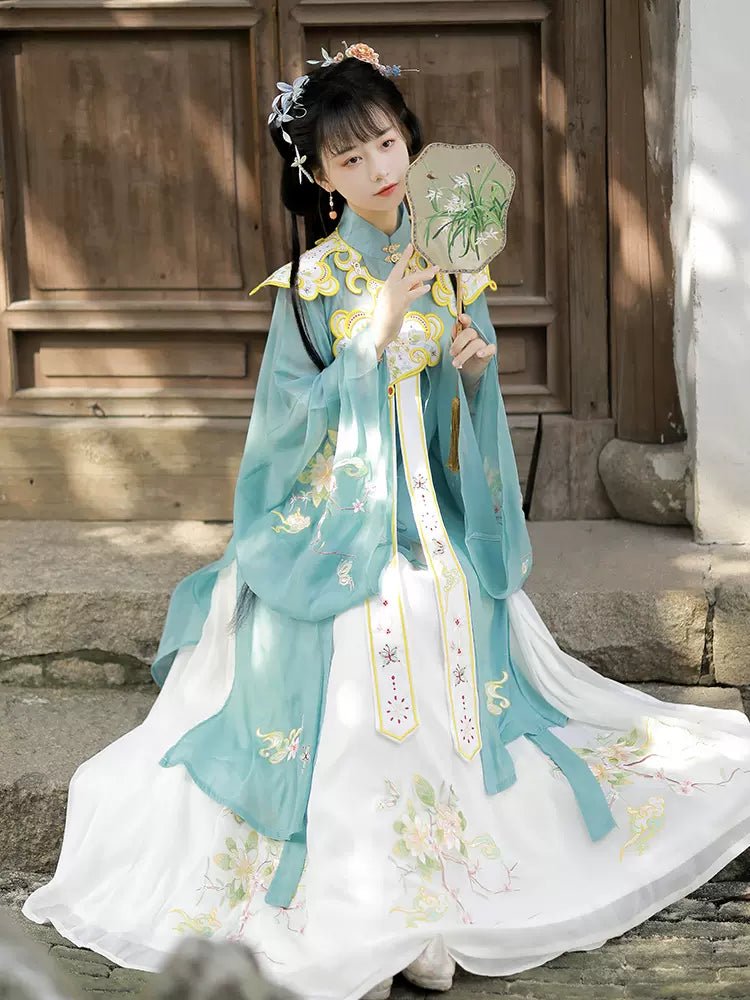 【Hanfu】Golden Dawn Elegance | Ming Style Hanfuhan fu Chinese han fu hanfu male tang dynasty clothes chinese hanfu tang dynasty outfits traditiona hanfu dress chinese hanfu chinese style dress dress fashion cheongsam dress q